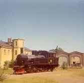 Gammalt ånglok. Kalmar. 27 juni.