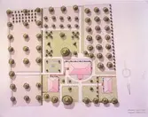 Trädgård i Simontorp ritad 1927.