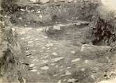 Bilder från utgrävningarna i medeltidens Kalmar 1923-1924