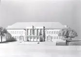 Modellförslag avBorgholms stadshus.