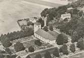 Flygfoto över Söderåkra kyrka, även kallad Sofia Magdalena kyrka.
