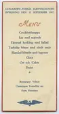 Menyn för middagen, vid Gullaboby-Torsås järnvägslinjes invigning den 15 september 1917.

Crockfordssoppa är en soppa på fårkött som bryns och kokas och redes samt blandas med separat kokta grönsaker (morötter, selleri och ryska [torkade] ärtor) vilket därefter avsmakas med cayennepeppar och salt. Enligt Gustafva Björklunds 