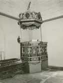 Predikstol i Virserums kyrka.