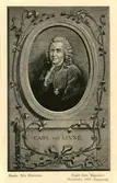 Vykort med porträtt av Carl von Linné.