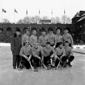 ÖSK - Bollnäs. Stadion.
12 februari 1956.