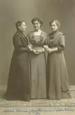 Gruppfoto på Anna Winell, fru Tea Larsson samt Alva Winell.