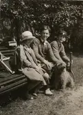 Ulla, Gösta och Carl-August Ehrensvärd.