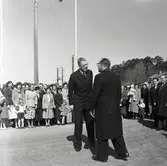 Gustaf VI Adolfs Eriksgata i Kalmar län 15 - 18 maj 1954.