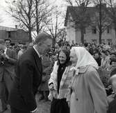 Gustaf VI Adolfs Eriksgata i Kalmar län 15 - 18 maj 1954.