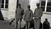 Tre soldater ur landstormen.