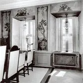 Väggmålning i nedre våningens sal i en fastighet på kvarteret Gästgivaren.