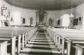 Interiör mot koret i Misterhults kyrka.