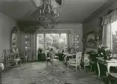 Salongen på Villa Talludden.