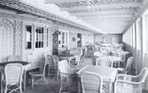 Titanic.
Café Parisien i första klass.