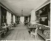 Värnanäs herrgård. Galleriet i övervåningen.