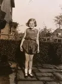 Ulla Ehrensvärd som barn.