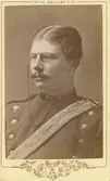 Militärbefäl Ernst Bauman. Fotot taget 1877.