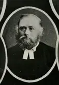 Detalj ur gruppfoto 1880-talet. Kyrkoherde Nils Gertzell.