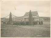 Från den vid Ydrefors station under år 1924 av Landshövding J Falk förrättade invigningen av Vimmerby - Ydre Järnväg.