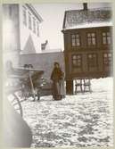 Försäljning på Stortorget. Fru Hagman mars 1896.