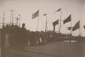 Vid Kronprinsens (sedermera Gustav V) besök i Kalmar 11/8 1894.