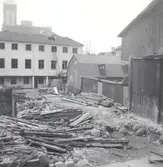 Hotell Witt. Rivningen 1939.