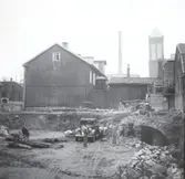 Hotell Witt. Rivningen 1939.