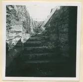 Söderportsgatan vid avloppsgrävning 1953.