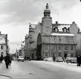 Kreugerska husets flyttning. Passagen vid Stortorget.
Vy från Stortorget mot Kv. Bryggaren (Stadshotellet).