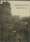 Studentexamen den 9 Juni 1900. Tioårsfesten 11 Juni 1910.