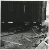 Areskogska husets flyttning 30.9. - 3.10. 1970. Arbetsdeljer.