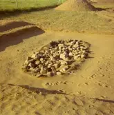 Motiv från gravfältet. Brostorp, Glömminge.