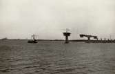 Ölandsbrobygget sett från Kalmar.