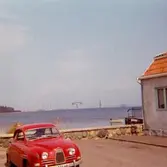 Ölandsbrobygget, sett från Ängö.