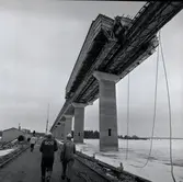Vy från byggandet av Ölandsbron.