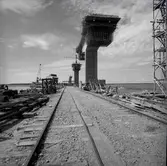 Vy från byggandet av Ölandsbron.