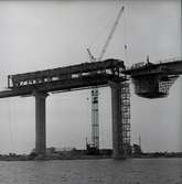 Vy från byggandet av Ölandsbron.