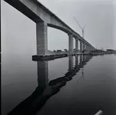 Vy från byggandet av Ölandsbron.