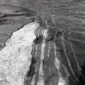 Klippa vid hamnen vid Fågelvik.