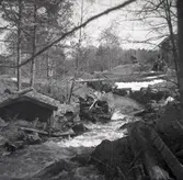 Hyttan. Lämningar efter Gladhammars kopparhytta. 1954.