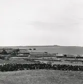 Gullehamn, sett från Äleklinta. I fjärran Borgholms slottsruin. (Bilden tagen med teleobjektiv).