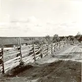 Södra delen av bygatan i Aboda by.