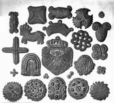 Henning Kjellgrens Bageri, olika sorter kakor.