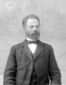 Ateljé.Anders Gustav Berglund. *1845, död 1921. Resepredikant, Skagersvik.