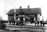 Rogslösa station 1890-talet.