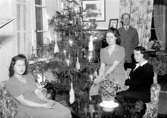 Jul i Torsborg hos skräddare Paulsson.
1. Margit Paulsson, senare gift Mohlin
2. Eva Paulsson
3. Olga Paulsson
4. Gottfrid Paulsson, skräddare