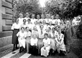 Även lärare med på gruppfoto från omkring 1920.