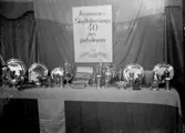 Prisbordet vid Kvänums Skytteförenings 
40-årsjubilem.