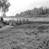 Motocross på Dala-banan, Lundsbrunn, september 1967.