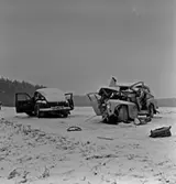 Skara. 
Trafikolycka 27/3 1963. 
En omkom (Olof Gabriel Blomqvist, Skara).